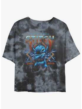 Disney Lilo & Stitch Rock Womens Tie-Dye Crop T-Shirt, , hi-res