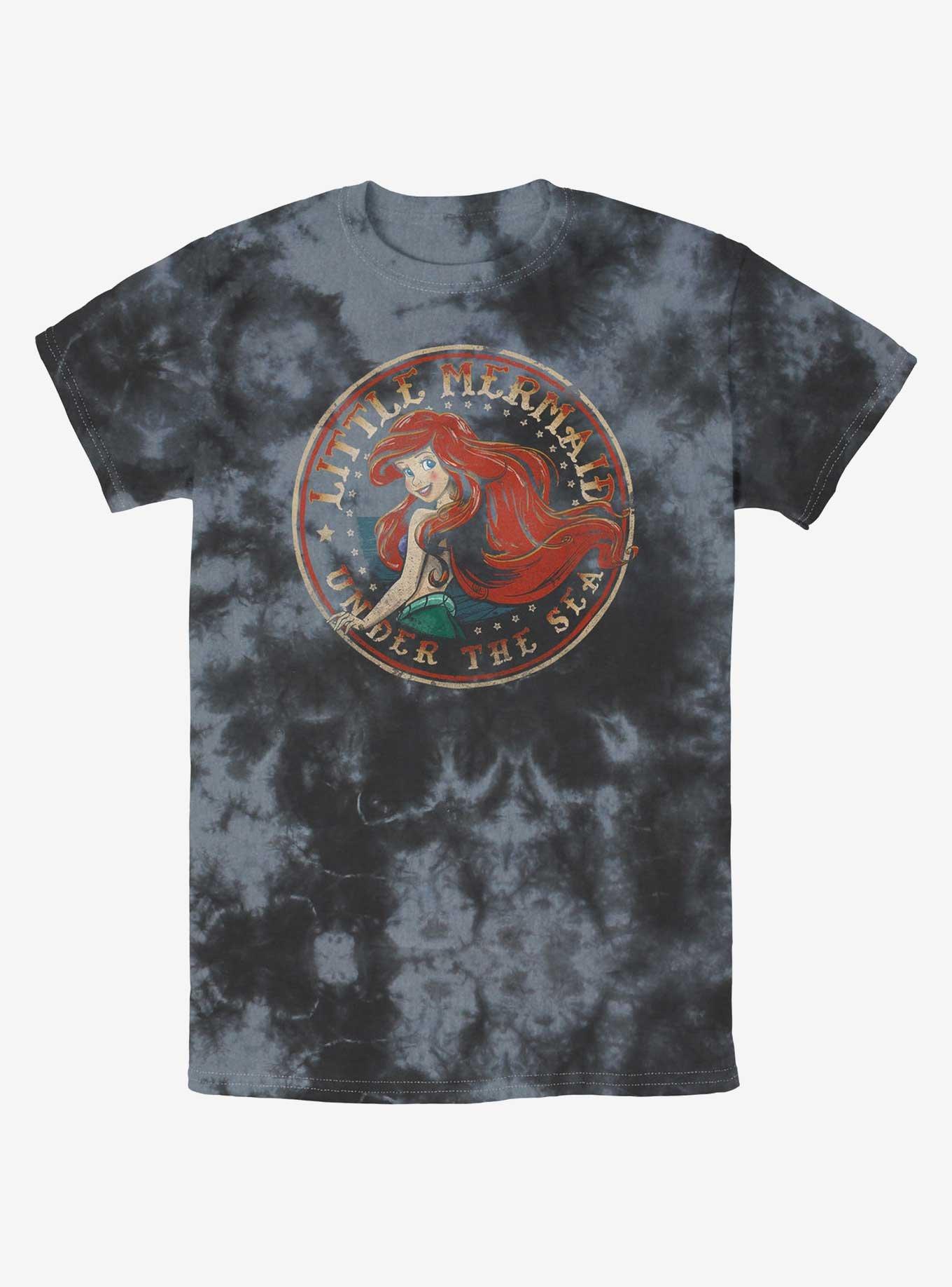 Disney The Little Mermaid Under The Sea Tie-Dye T-Shirt, , hi-res