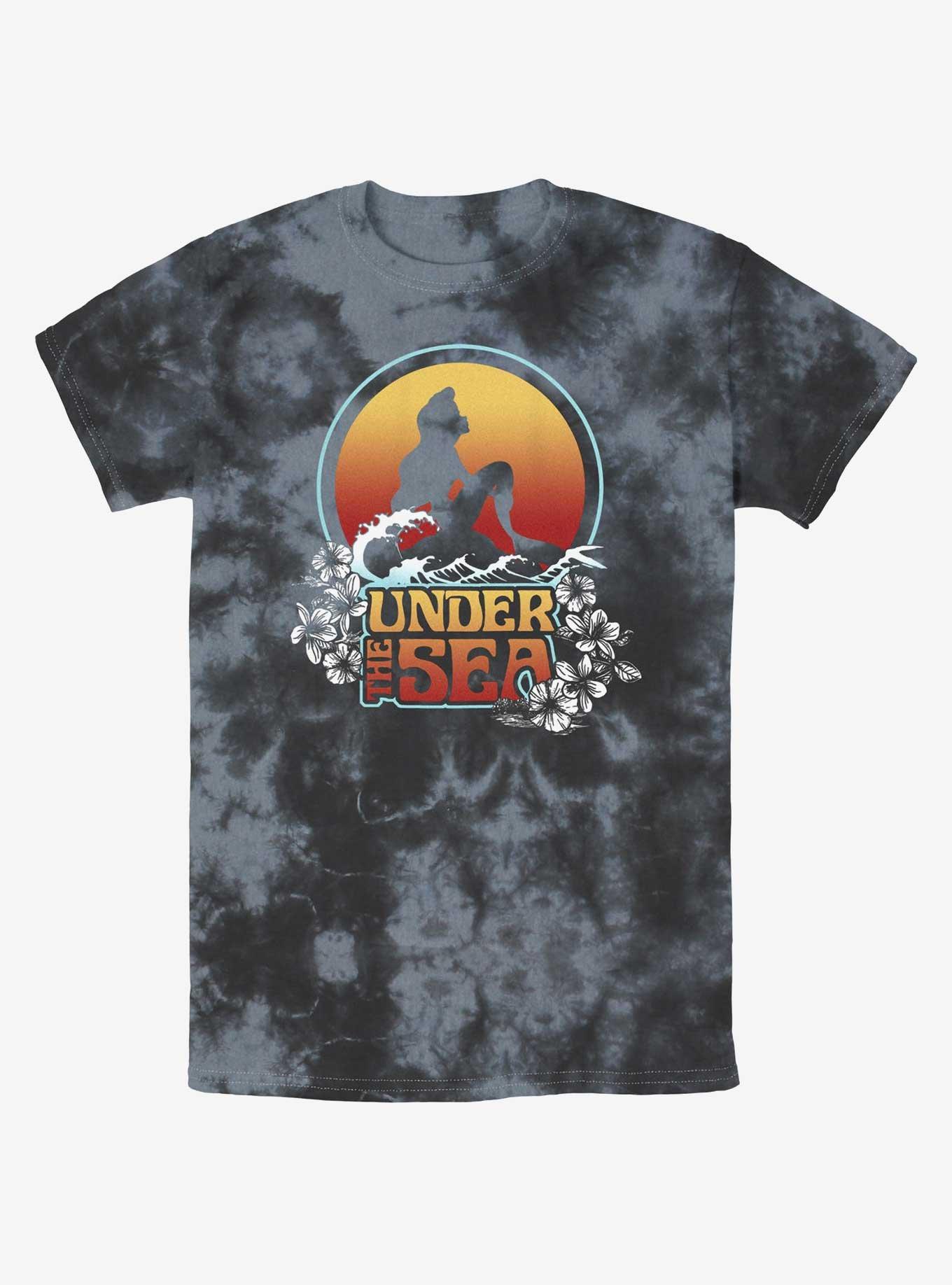 Disney The Little Mermaid Under The Sea Sunset Tie-Dye T-Shirt, , hi-res