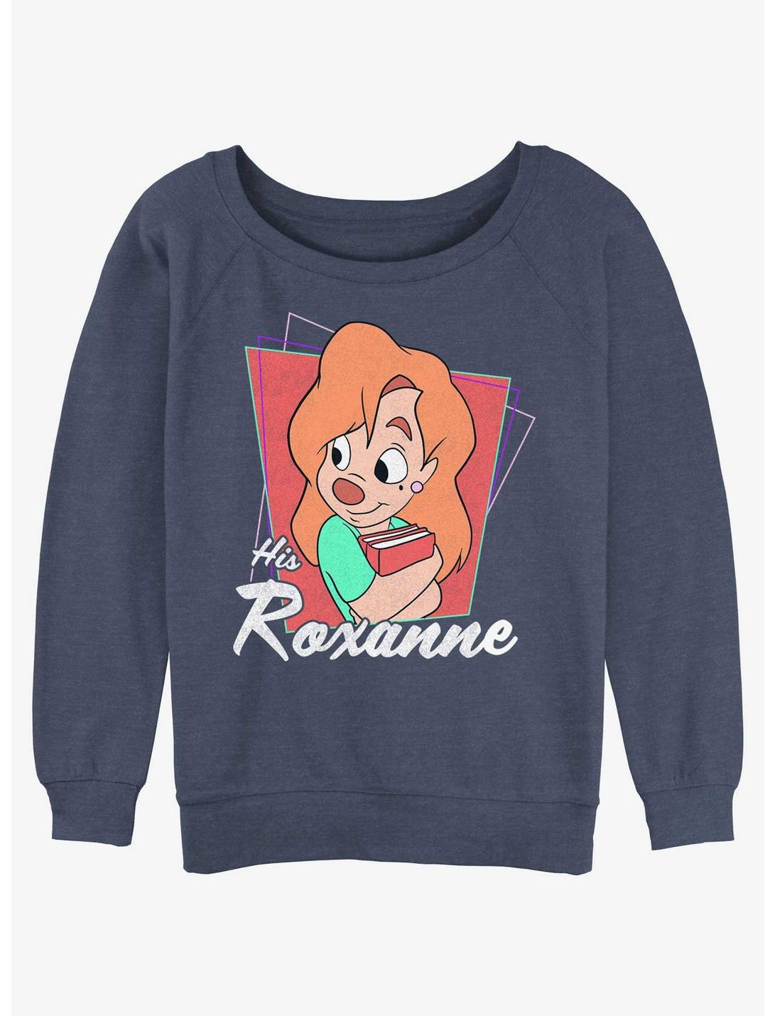 Disney A Goofy Movie His Roxanne Womens Slouchy Sweatshirt, BLUEHTR, hi-res