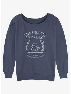Disney Tangled Snuggly Duckling Womens Slouchy Sweatshirt, , hi-res