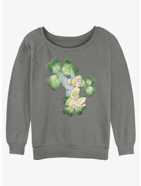 Disney Tinker Bell Clover Womens Slouchy Sweatshirt, , hi-res