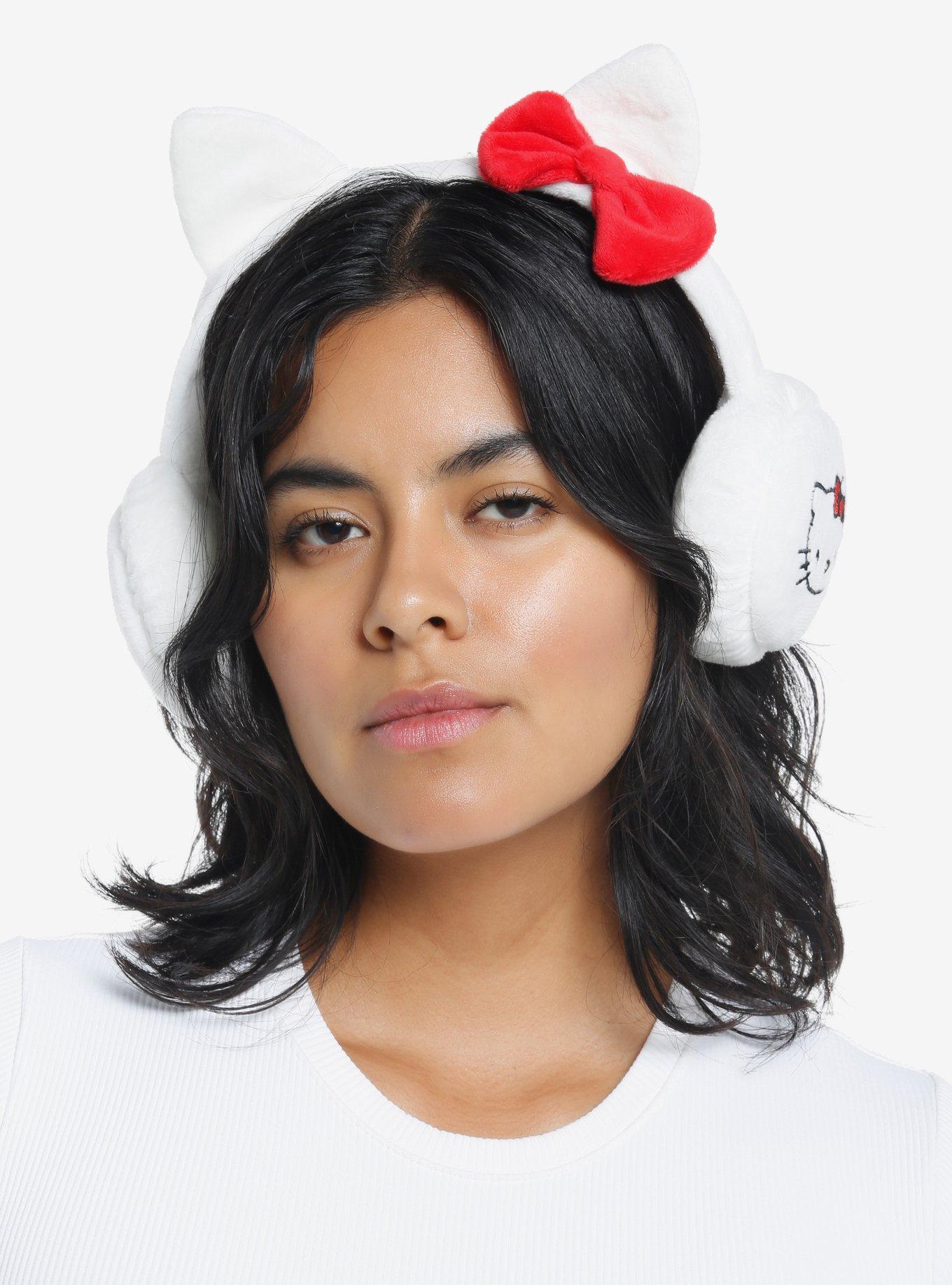 Hello Kitty 3D Ear Earmuffs, , hi-res