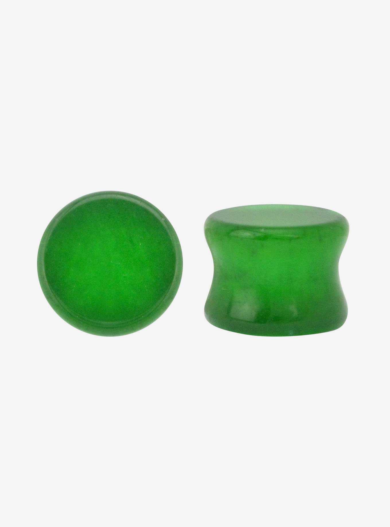 Stone Green Jade Plug 2 Pack, , hi-res
