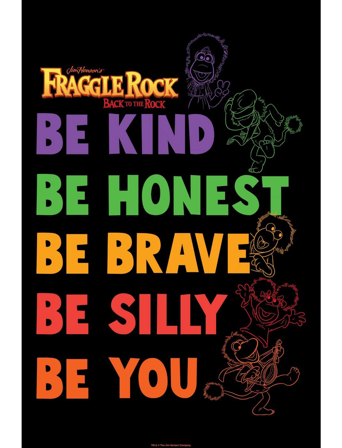 Jim Henson's Fraggle Rock Back To The Rock Be You Poster, WHITE, hi-res