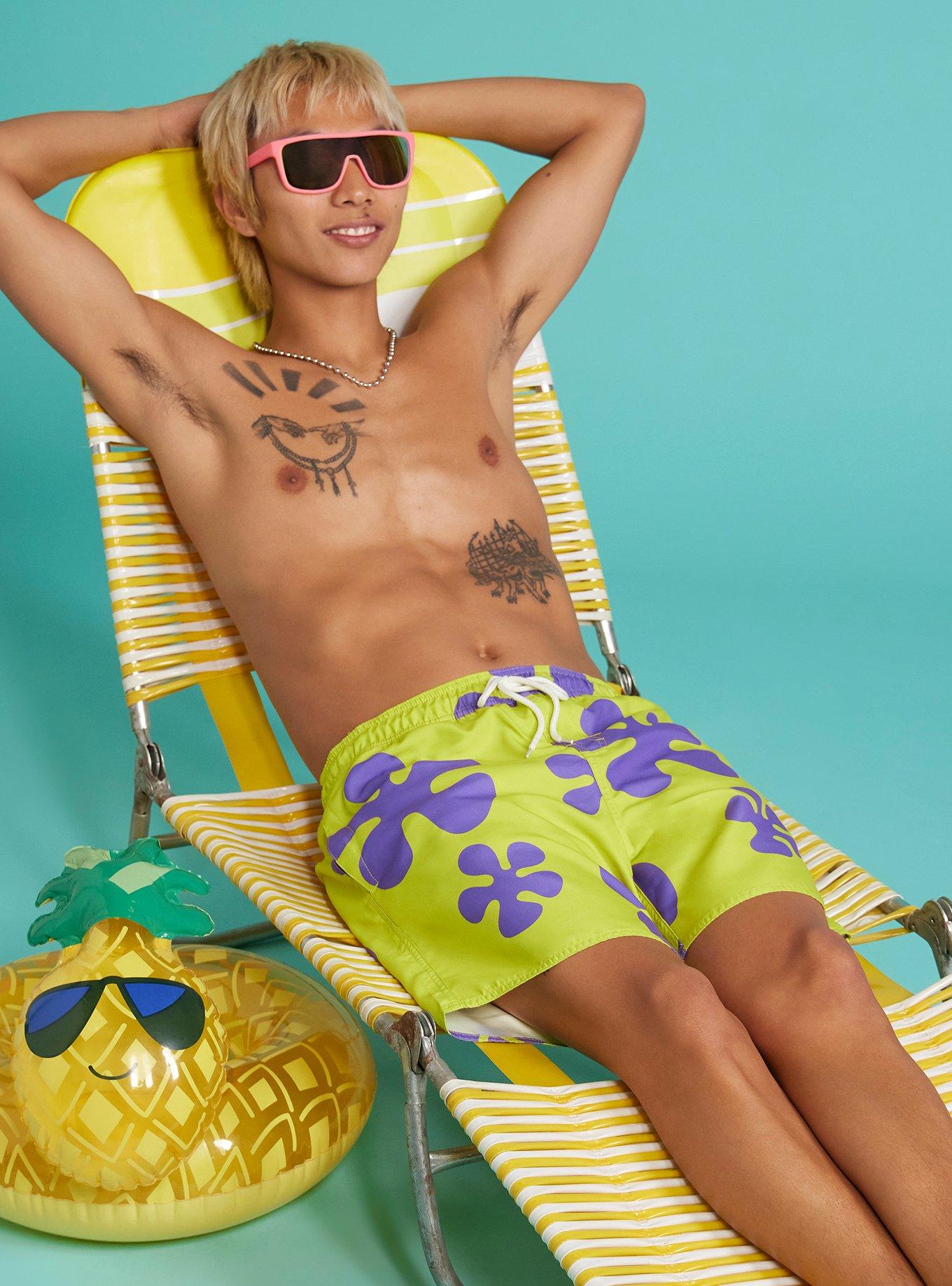 Spongebob squarepants hot sale swim trunks