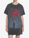 Korn Radiating Light T-Shirt Dress, BLACK, hi-res