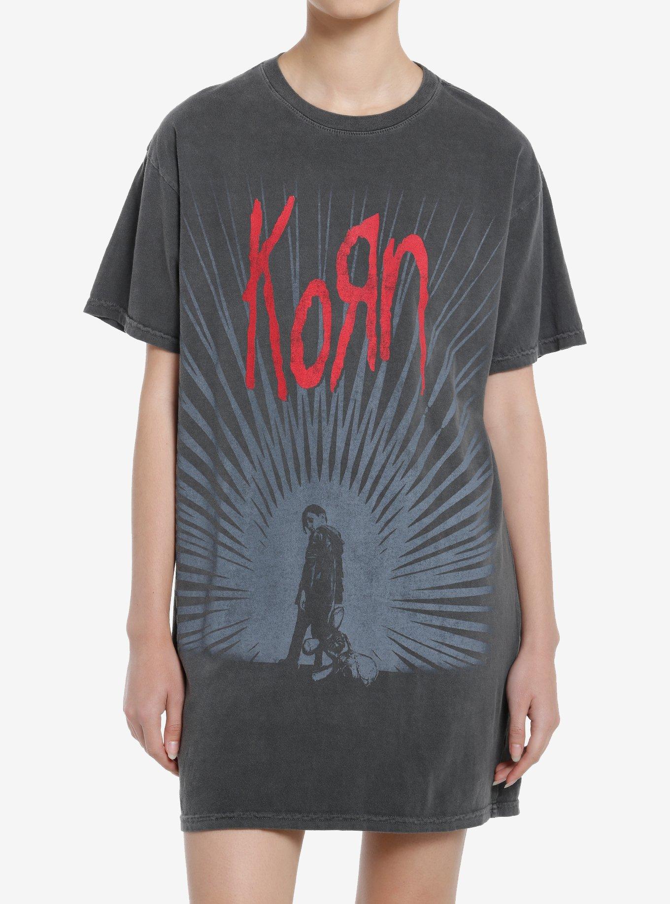 Korn Radiating Light T-Shirt Dress | Hot Topic