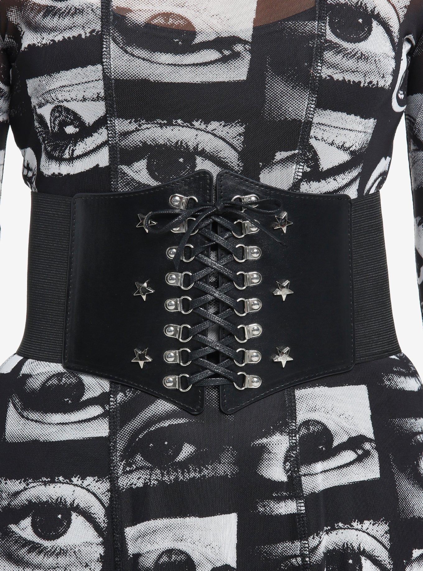 Stars Lace-Up Corset Belt