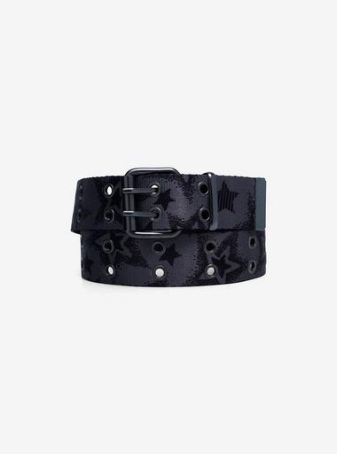 黒 SGSC The▲Hermit Club Leather Drip Belt The△Hermit Club x SGSC 