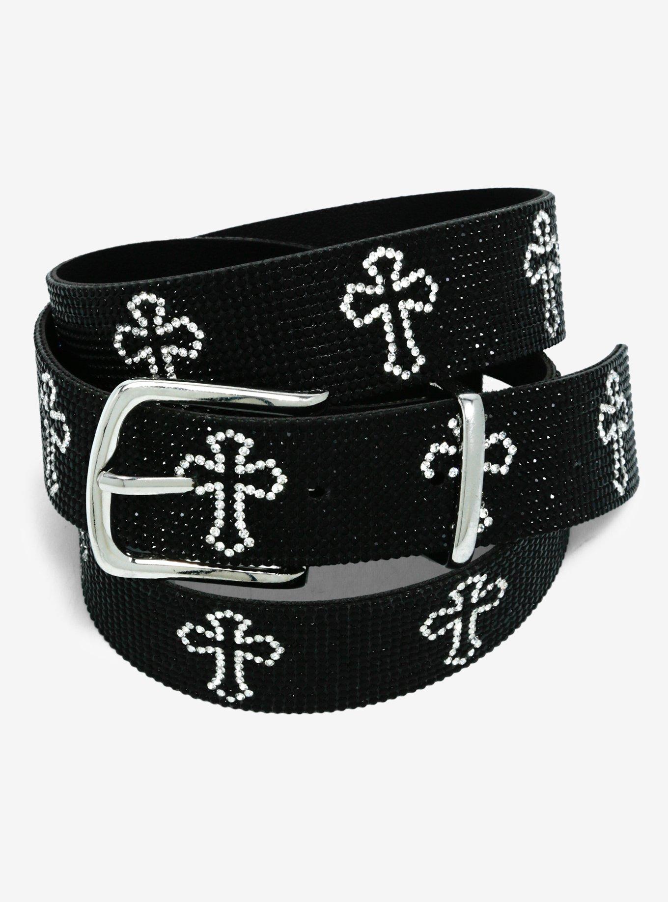 Cross Bling Belt, , hi-res