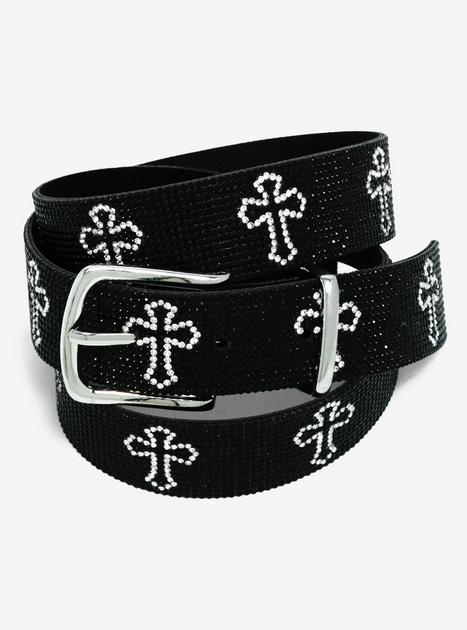 Cross Bling Belt | Hot Topic