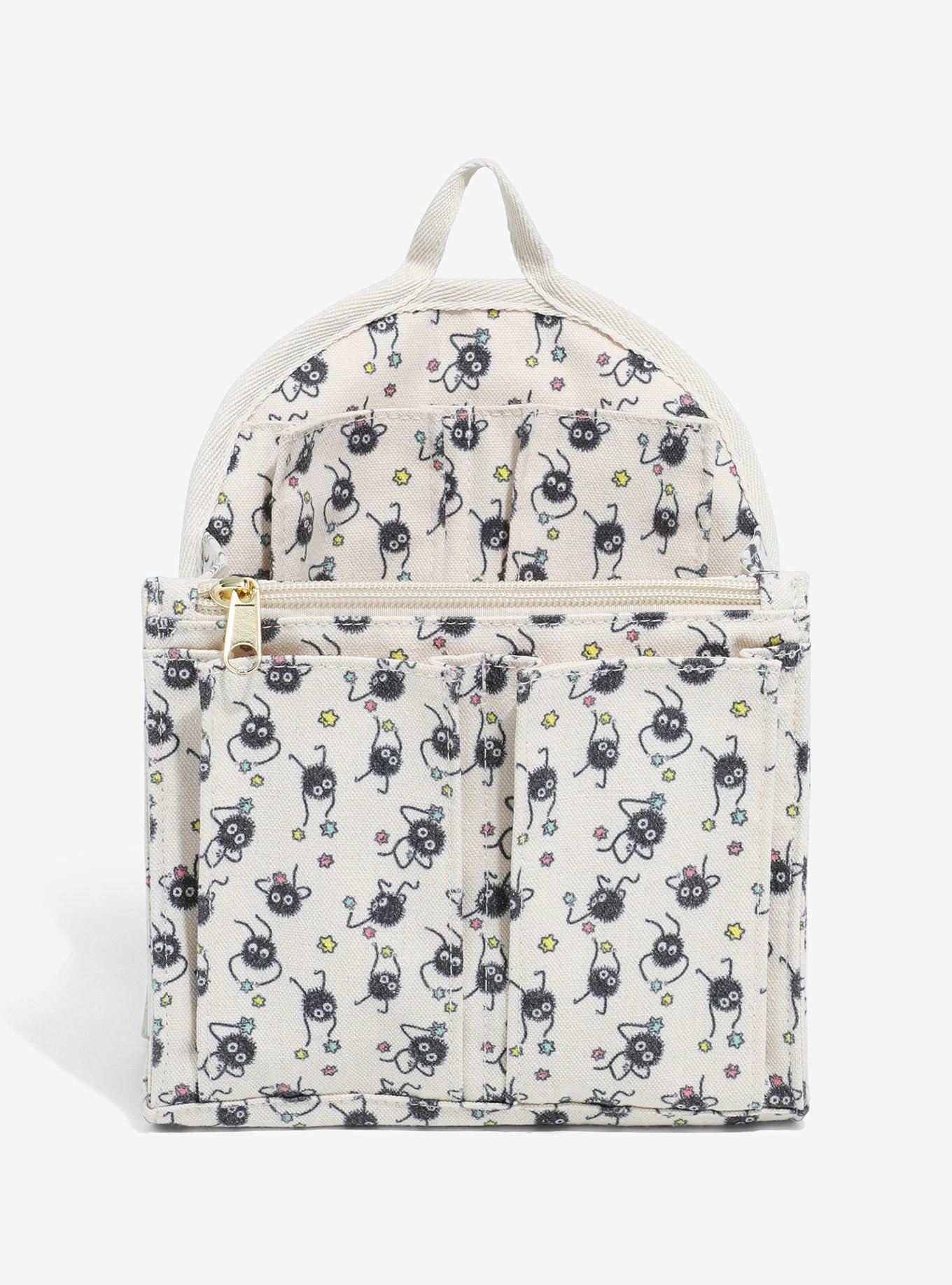 Studio Ghibli Spirited Away Soot Sprites Allover Print Mini Backpack Organizer - BoxLunch Exclusive, , hi-res