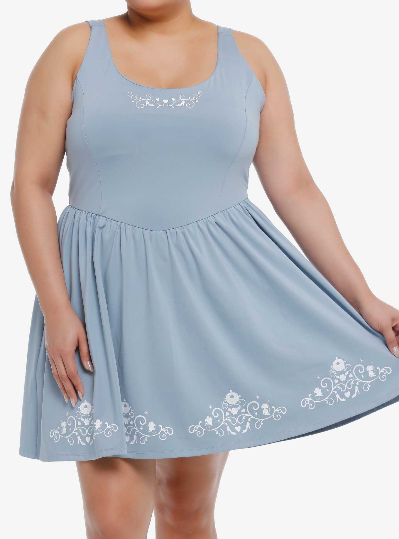 Her Universe Disney Cinderella Athletic Dress Plus Size Her Universe Exclusive, , hi-res