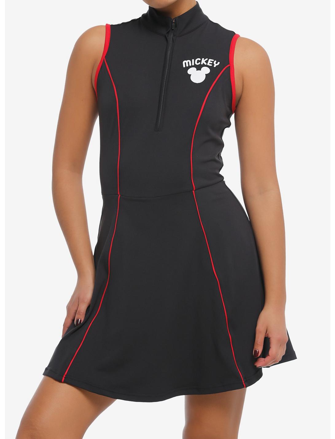 Her Universe Disney Mickey Mouse Athletic Dress Her Universe Exclusive, BLACK, hi-res