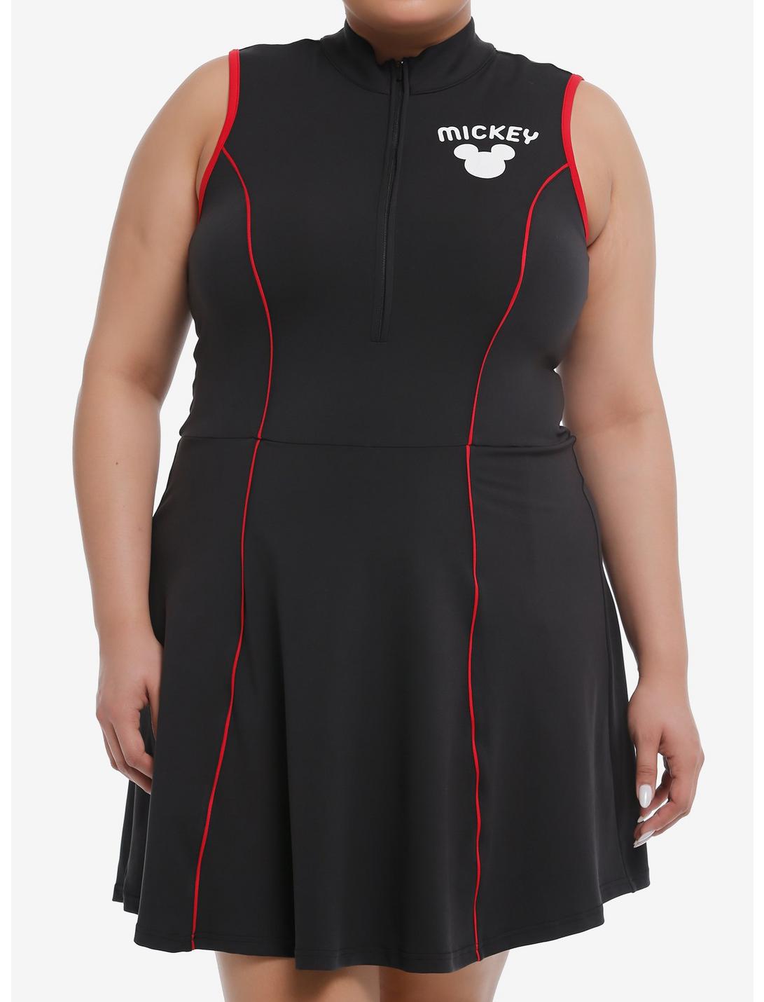 Her Universe Disney Mickey Mouse Athletic Dress Plus Size Her Universe Exclusive, BLACK, hi-res