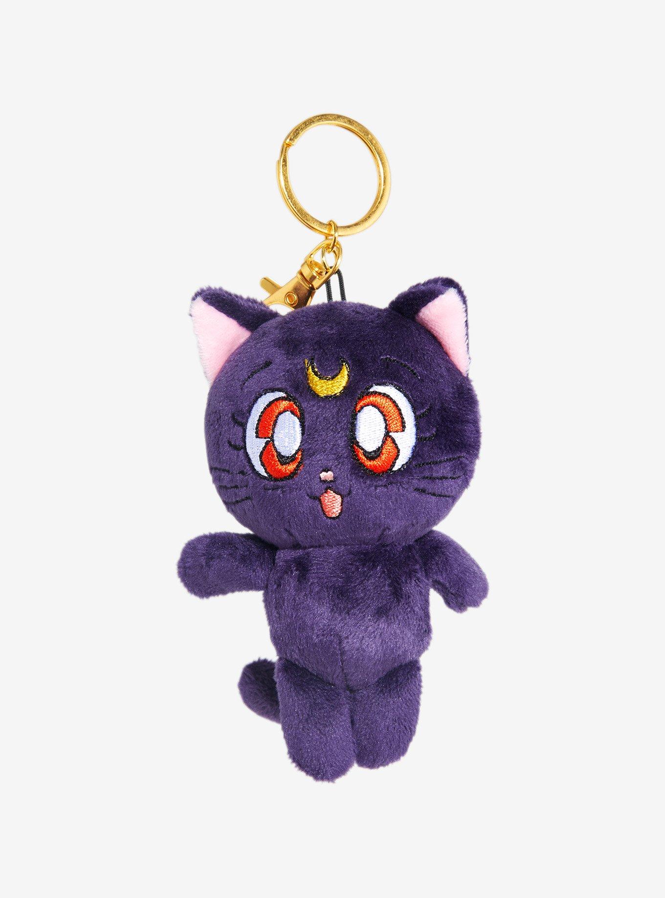 Buy G-Ahora Luna Cat Anime Lanyard Key Chain ID Card Moon Badge Reel Holder  Luna Keychain (LY-Moon cat)… Online at desertcartSeychelles