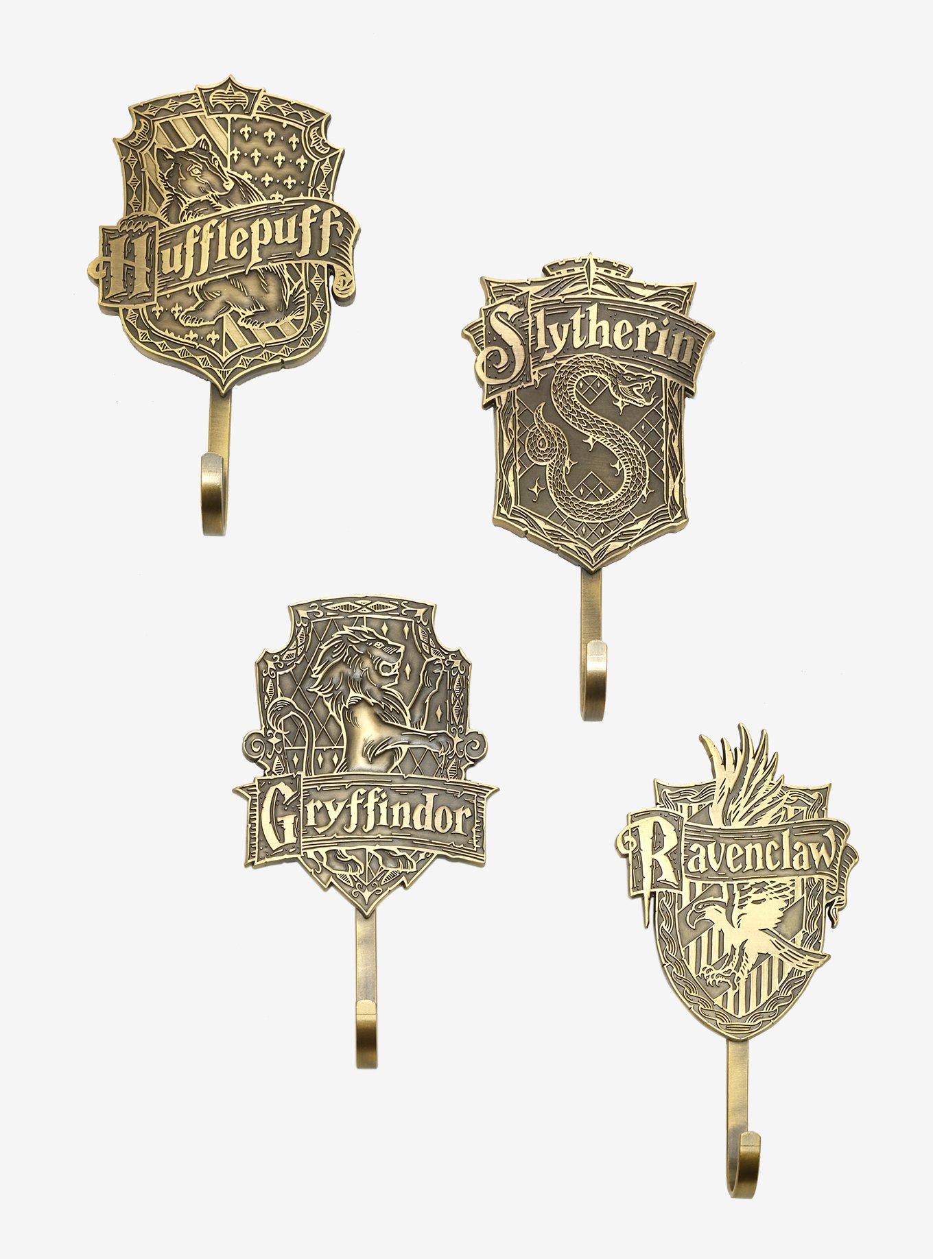 Harry Potter Hogwarts House Crest Wall Hook Set Hot Topic