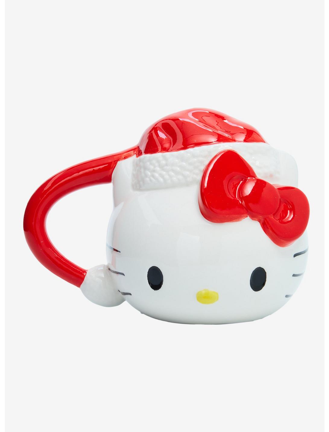 Hello Kitty Santa Figural Mug, , hi-res