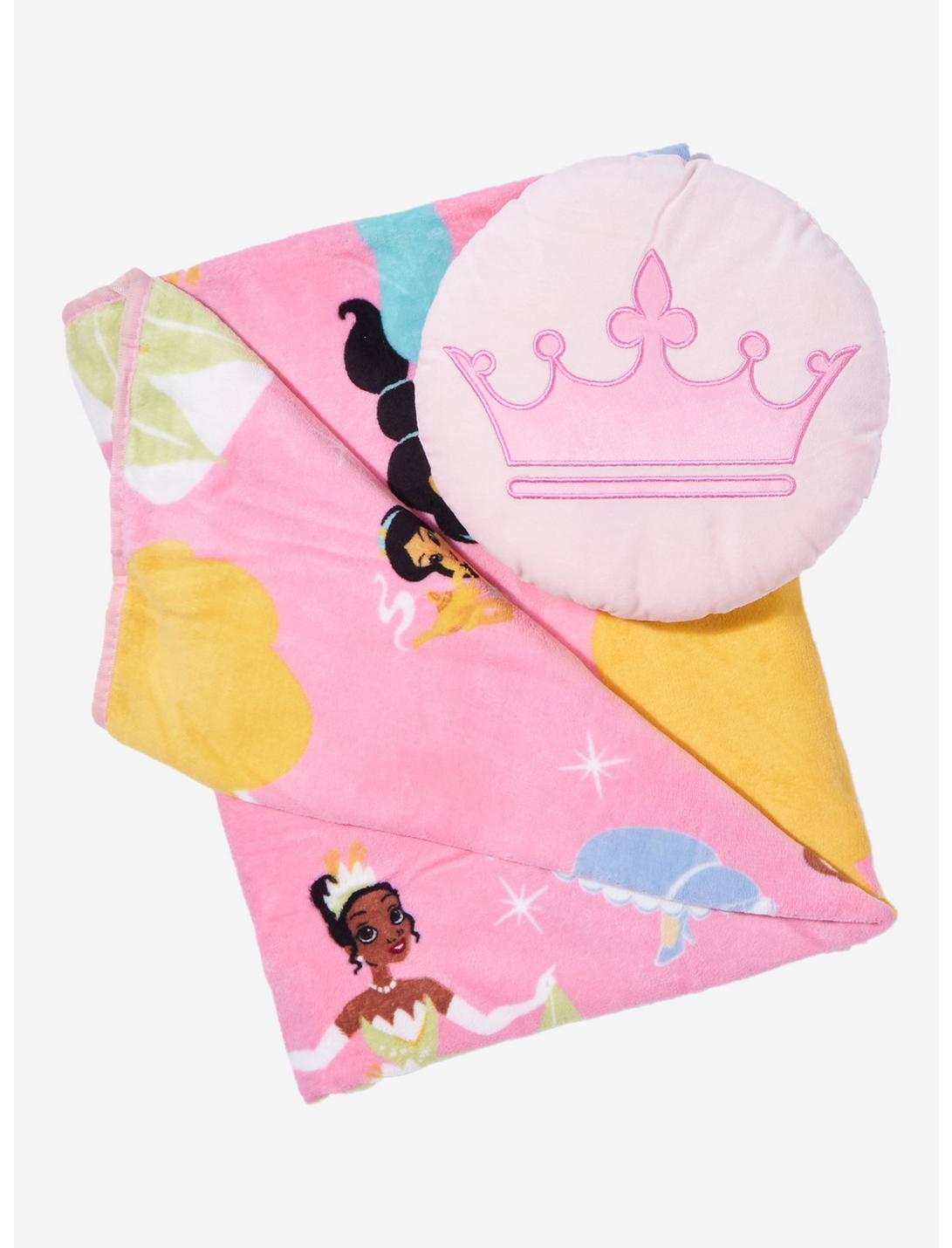 Disney Princess Throw Blanket & Pillow Set, , hi-res