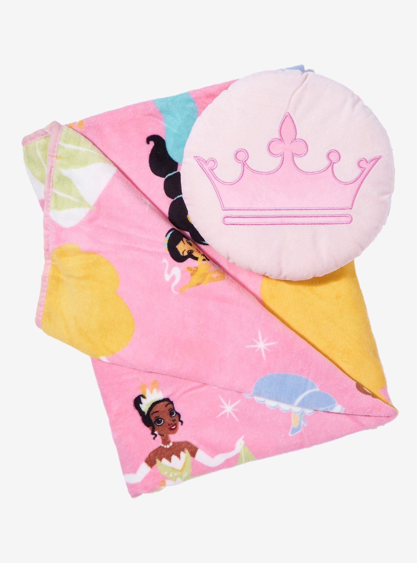 Disney Princess Throw Blanket & Pillow Set, , hi-res