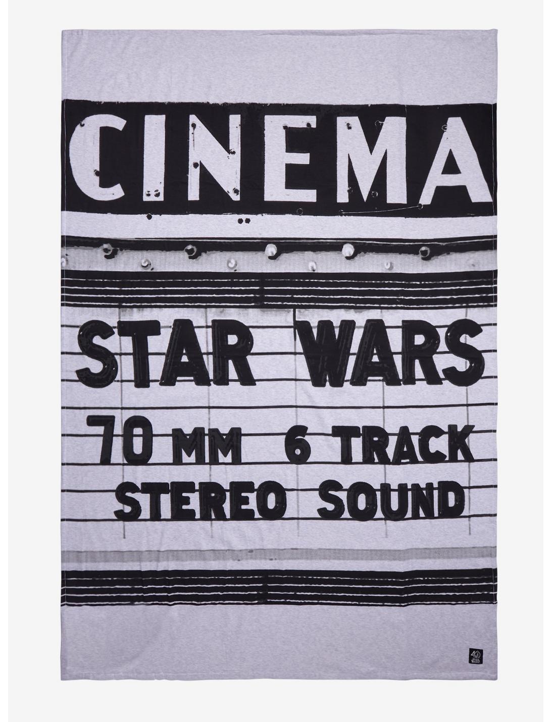 Star Wars Cinema Marquee Throw Blanket, , hi-res