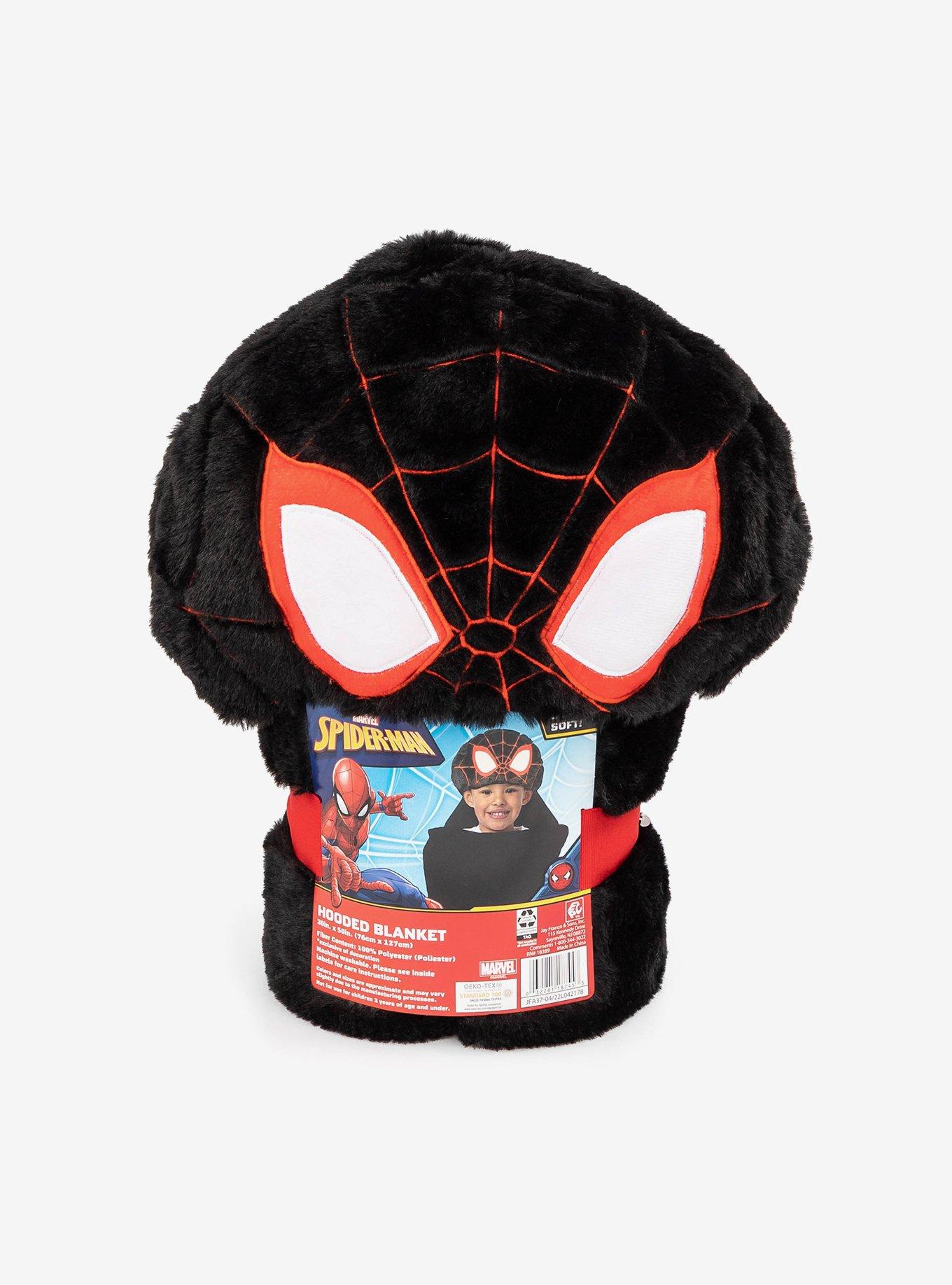 Marvel Spider-Man Miles Morales Hooded Throw Blanket