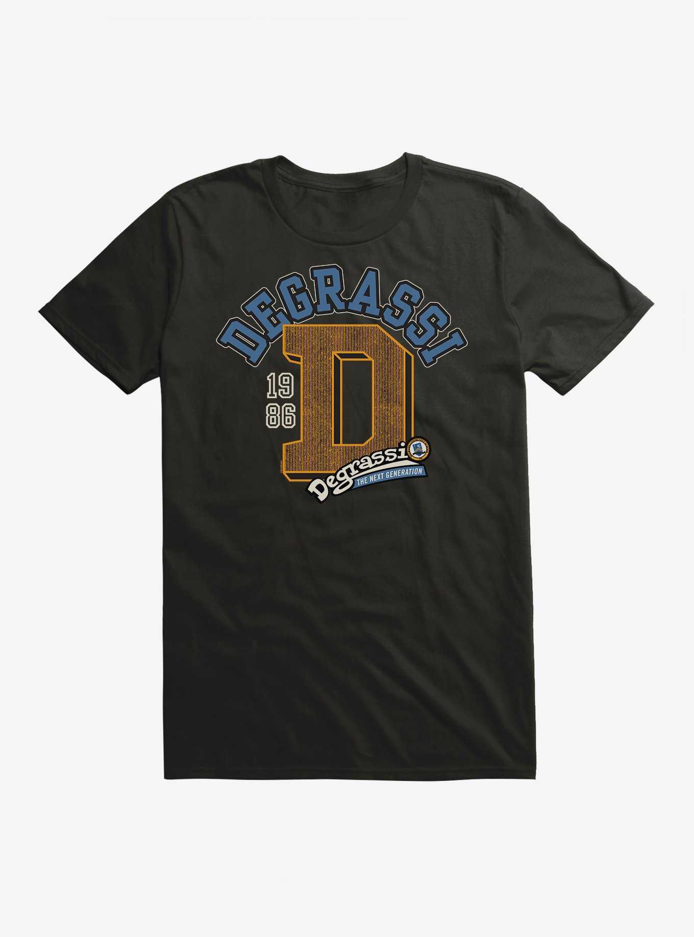 Degrassi: The Next Generation Collegiate Font T-Shirt, , hi-res