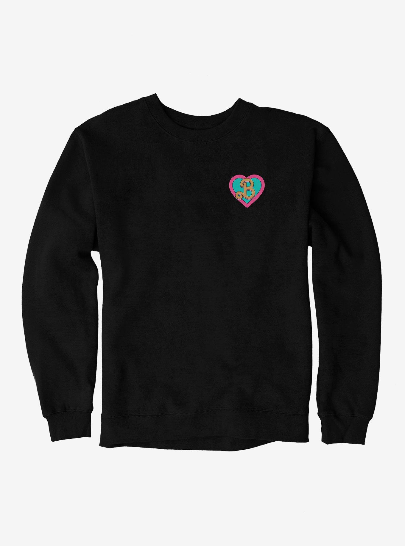 Barbie Super Barbie Corner Logo Sweatshirt, BLACK, hi-res