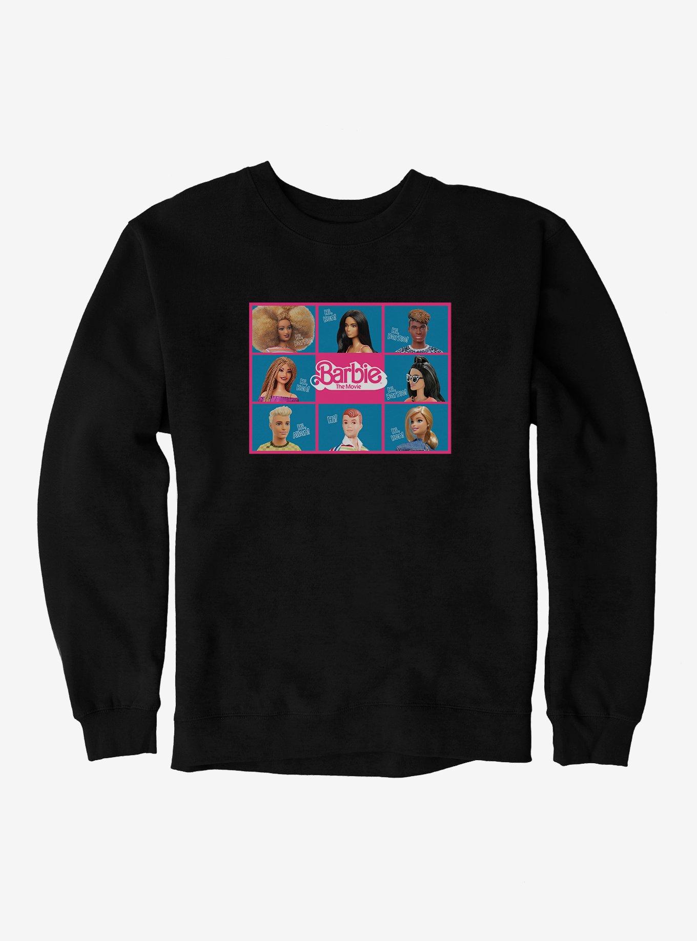 Barbie The Movie Barbie Bunch Sweatshirt, BLACK, hi-res