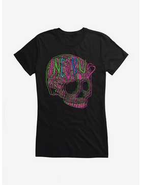 Incubus Neon Skull Girls T-Shirt, , hi-res
