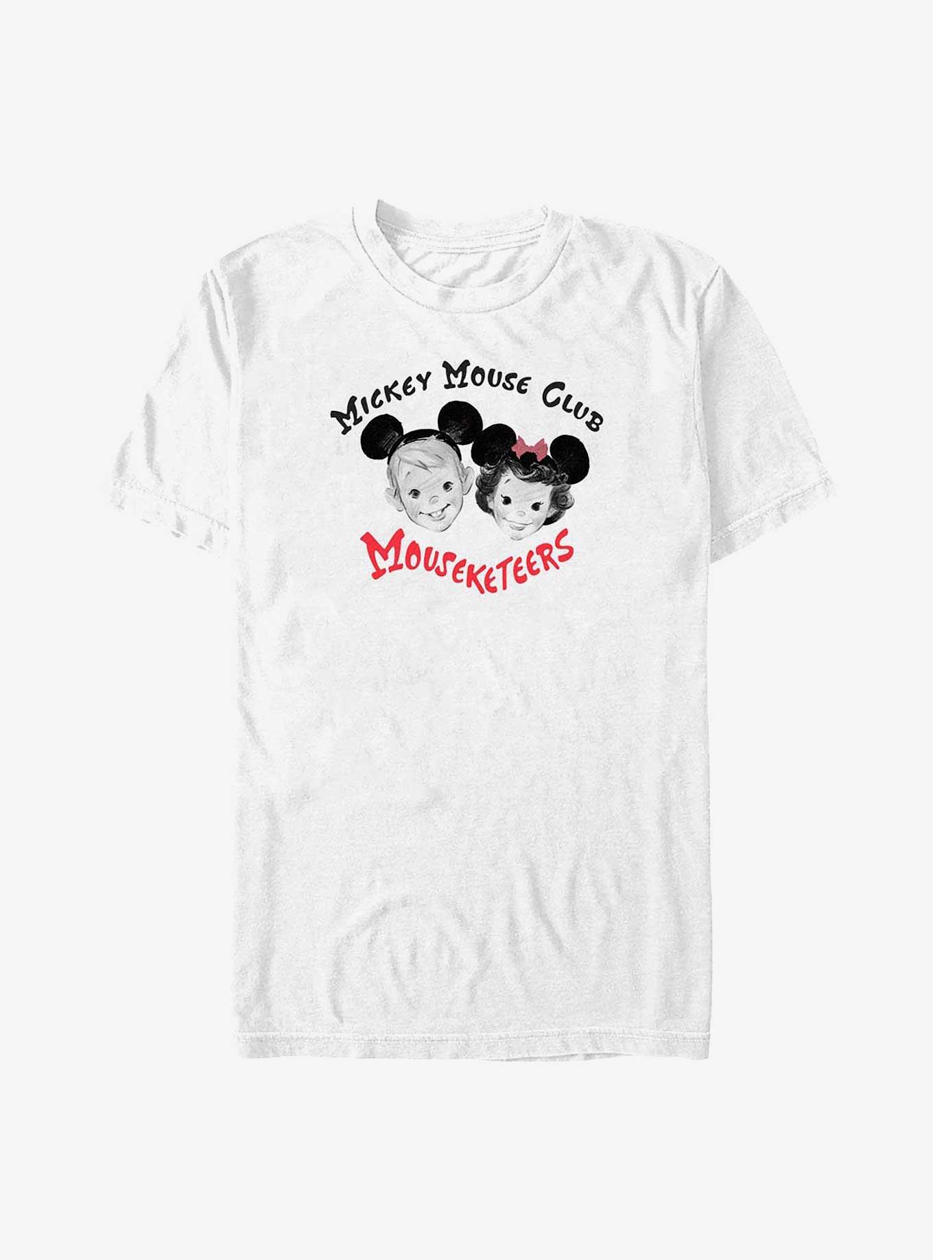 The Mickey Mouse Club Logo T-Shirt for Adults – Black