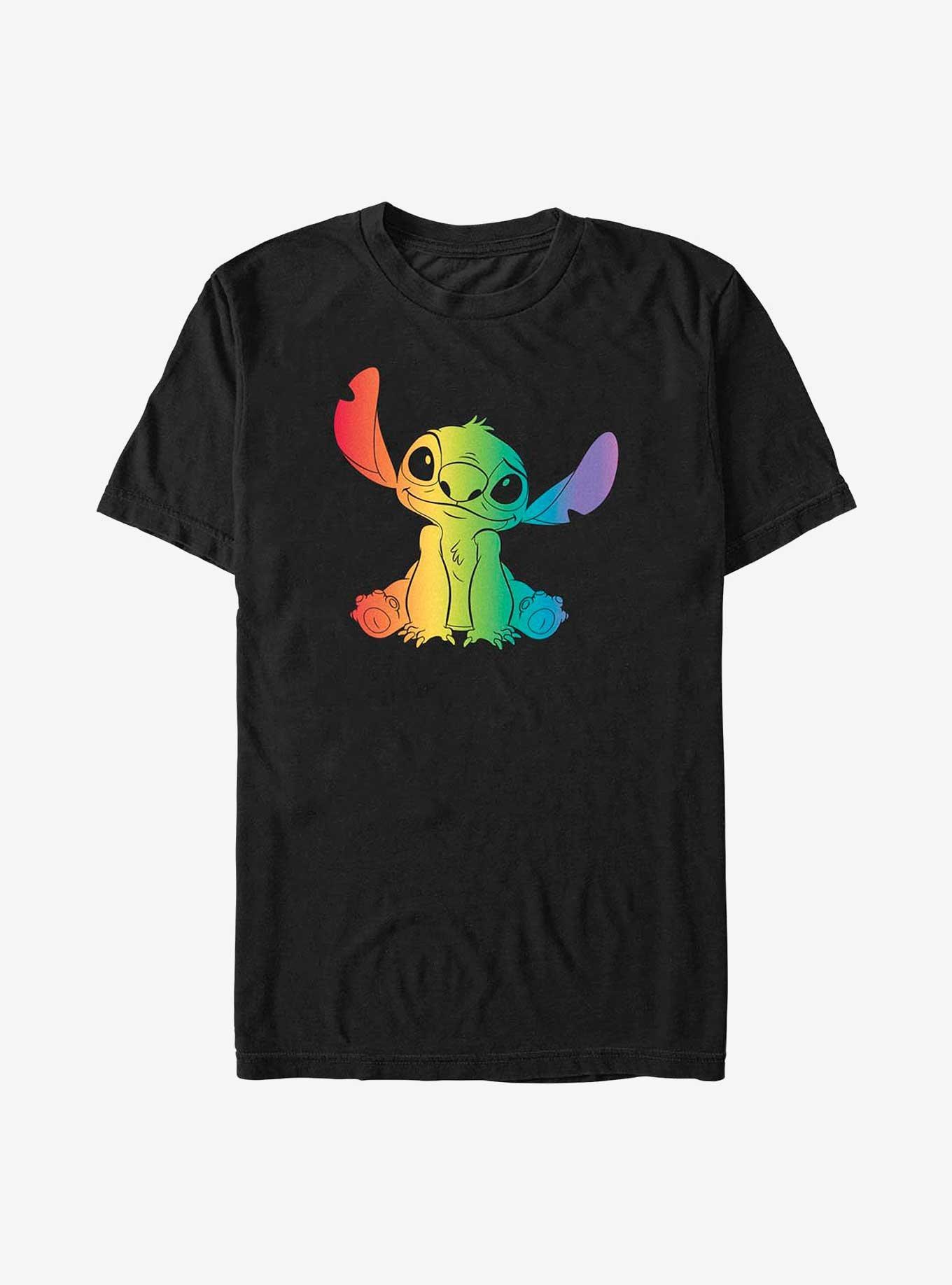 Disney Lilo & Stitch Stitch Rainbow Fill Big & Tall T-Shirt