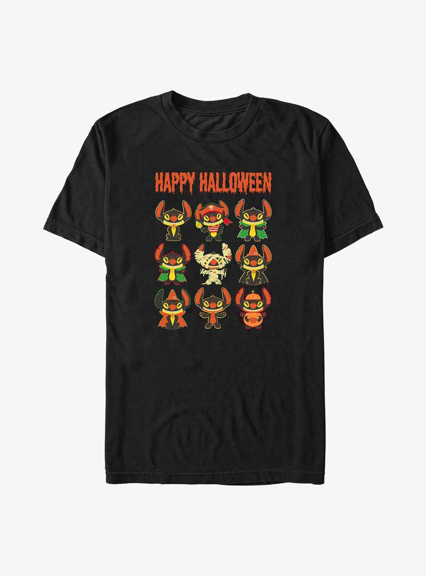 Disney Lilo & Stitch Happy Halloween Stitch Costumes Big & Tall T-Shirt, BLACK, hi-res