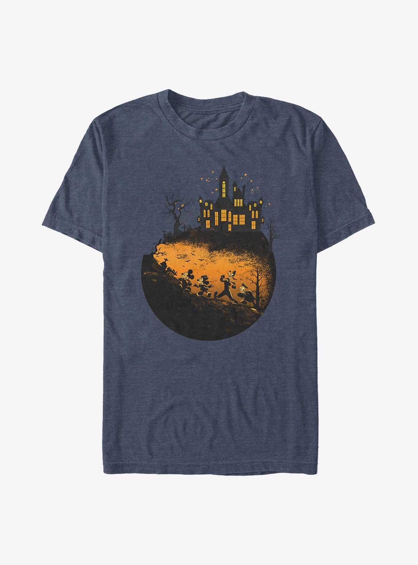 Disney Mickey Mouse Haunted Halloween Big & Tall T-Shirt, , hi-res