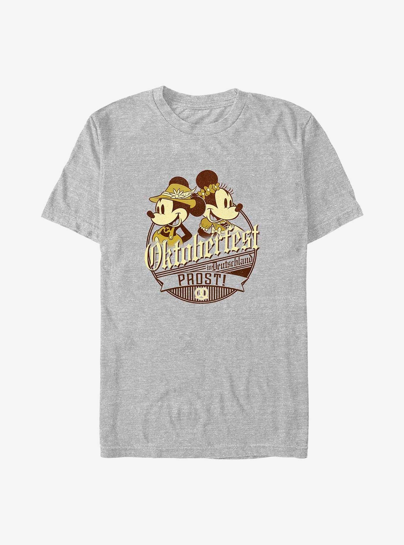 Disney Mickey Mouse & Minnie Mouse Oktoberfest In Deutschland Big & Tall T-Shirt, ATH HTR, hi-res