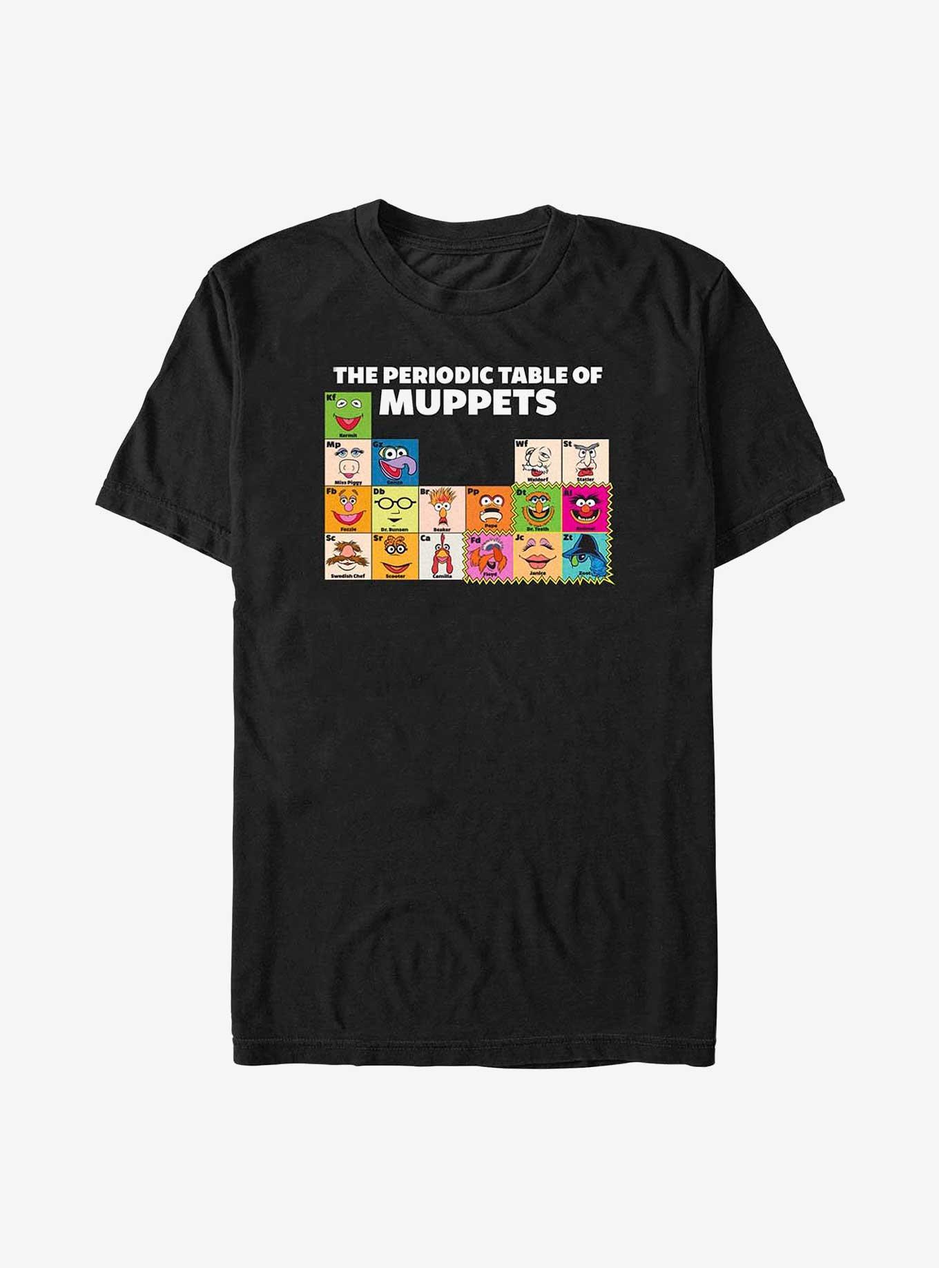 Disney The Muppets Periodic Table Of Muppets Big & Tall T-Shirt