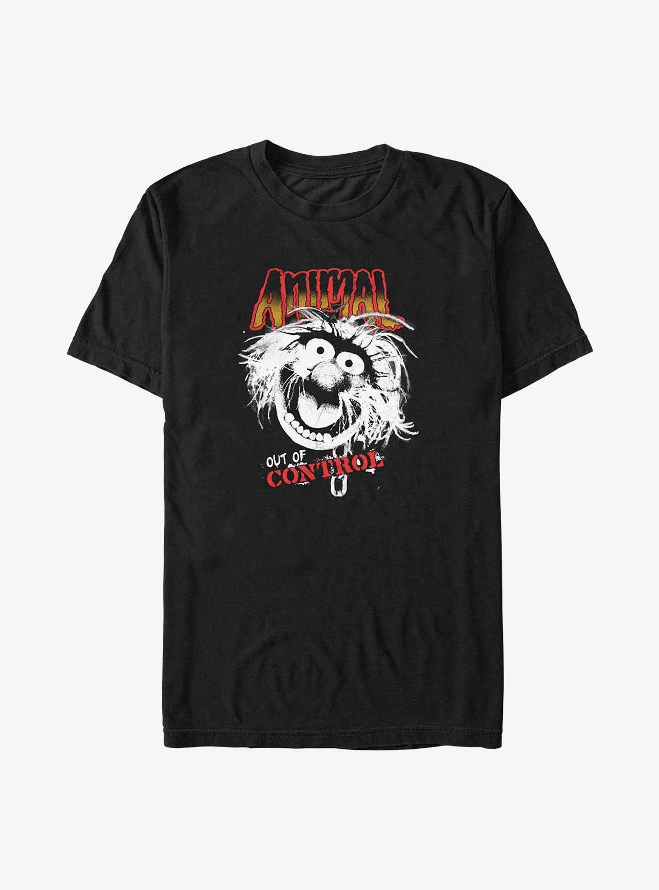 Disney The Muppets Anamalistic Noises Big & Tall T-Shirt, BLACK, hi-res