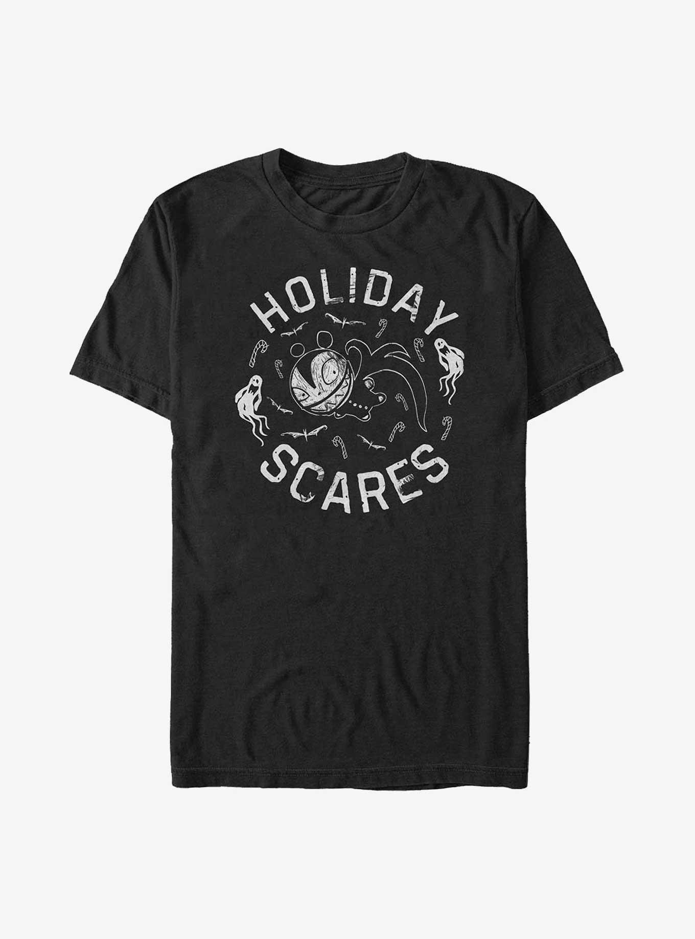 Disney The Nightmare Before Christmas Holiday Scares Scary Teddy Big & Tall T-Shirt, BLACK, hi-res