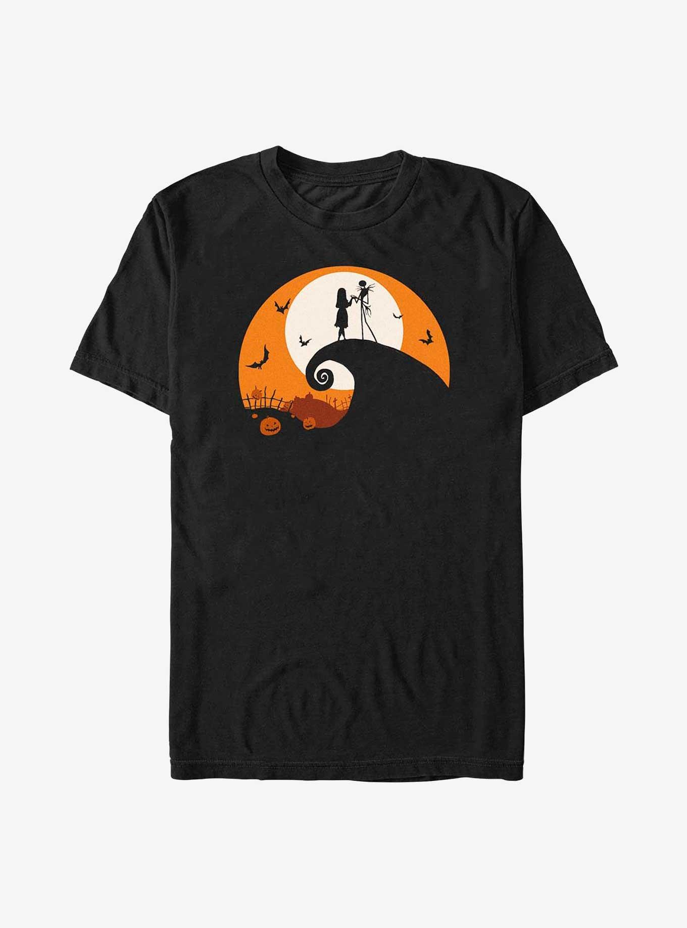 Disney The Nightmare Before Christmas Jack And Sally Haunt Hill Big & Tall T-Shirt, , hi-res