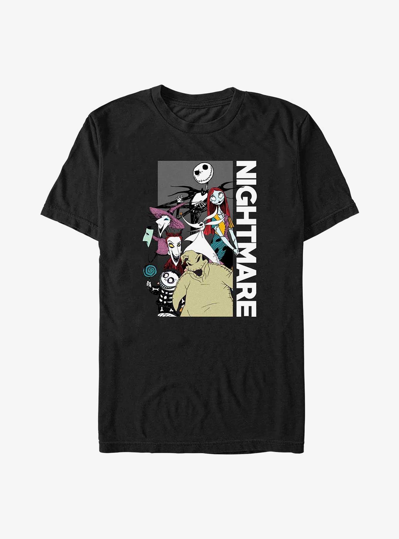 Disney The Nightmare Before Christmas Nightmare Bunch Big & Tall T-Shirt, BLACK, hi-res