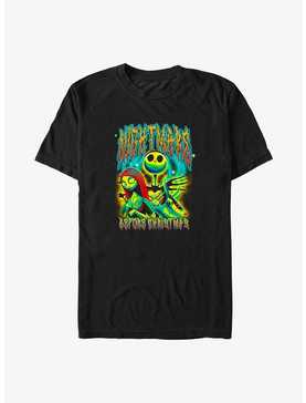 Disney The Nightmare Before Christmas Psychedelic Jack and Sally Big & Tall T-Shirt, , hi-res