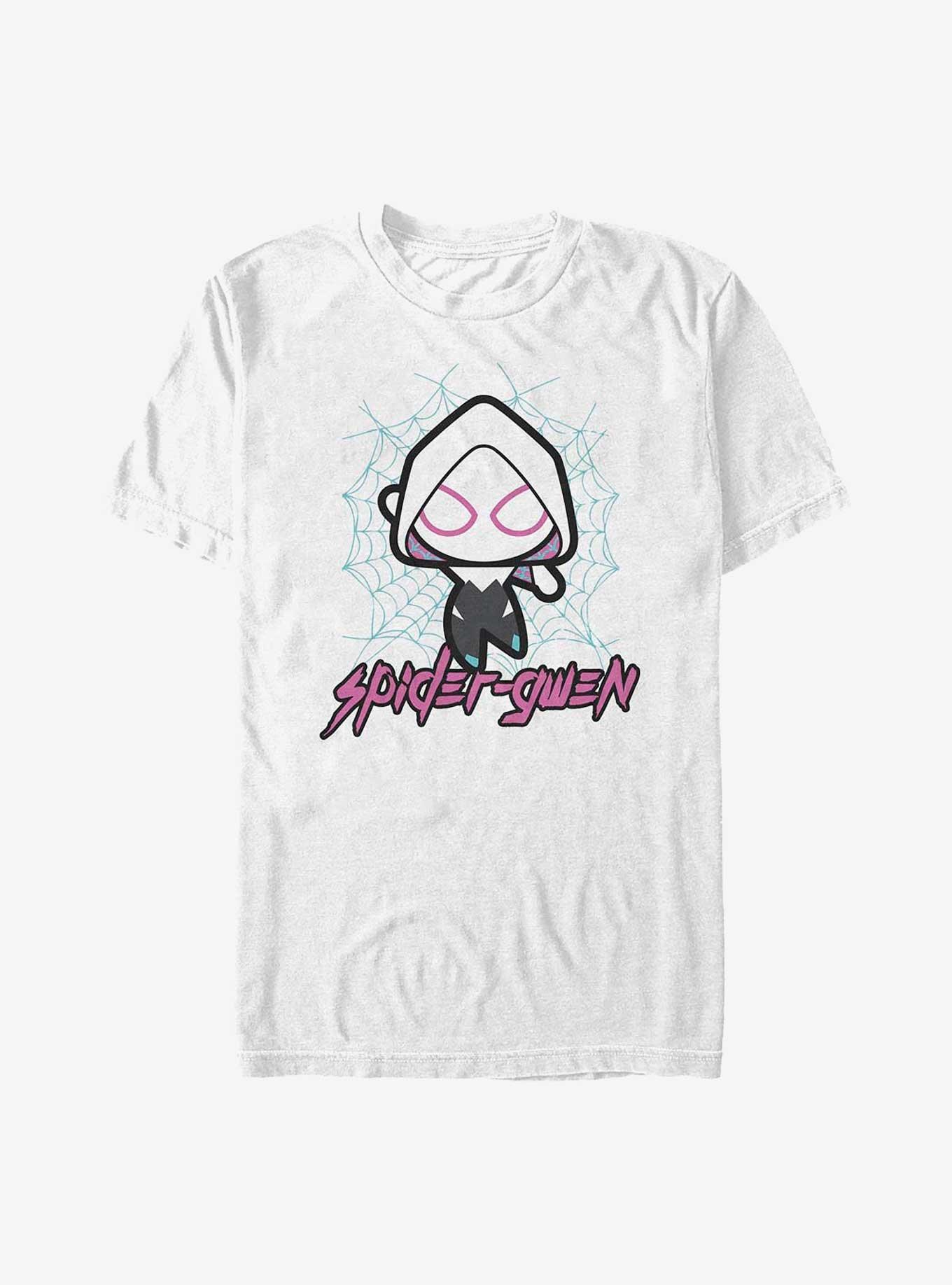 Marvel Spider-Gwen Kawaii Gwen Big & Tall T-Shirt, WHITE, hi-res