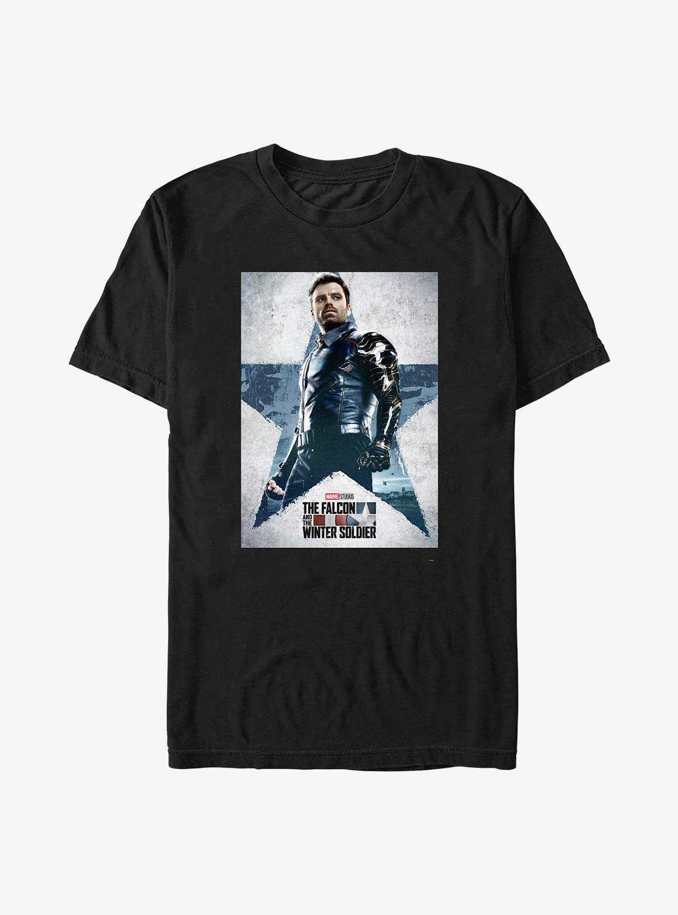 Marvel The Falcon and the Winter Soldier Bucky Poster Big & Tall T-Shirt, , hi-res
