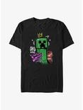 Minecraft Big Creep Crowned Big & Tall T-Shirt, BLACK, hi-res