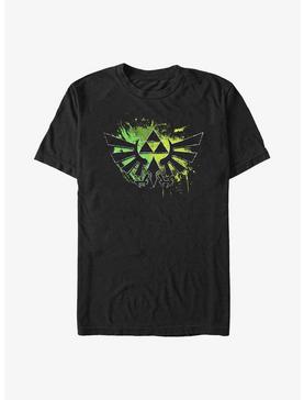 The Legend of Zelda Hyrule Splatter Logo Big & Tall T-Shirt, , hi-res