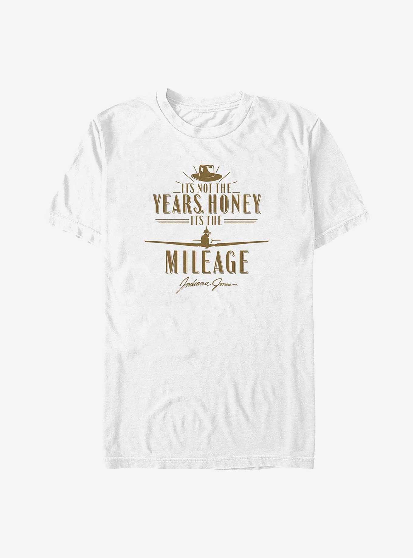 Disney Indiana Jones It's The Mileage Big & Tall T-Shirt, WHITE, hi-res