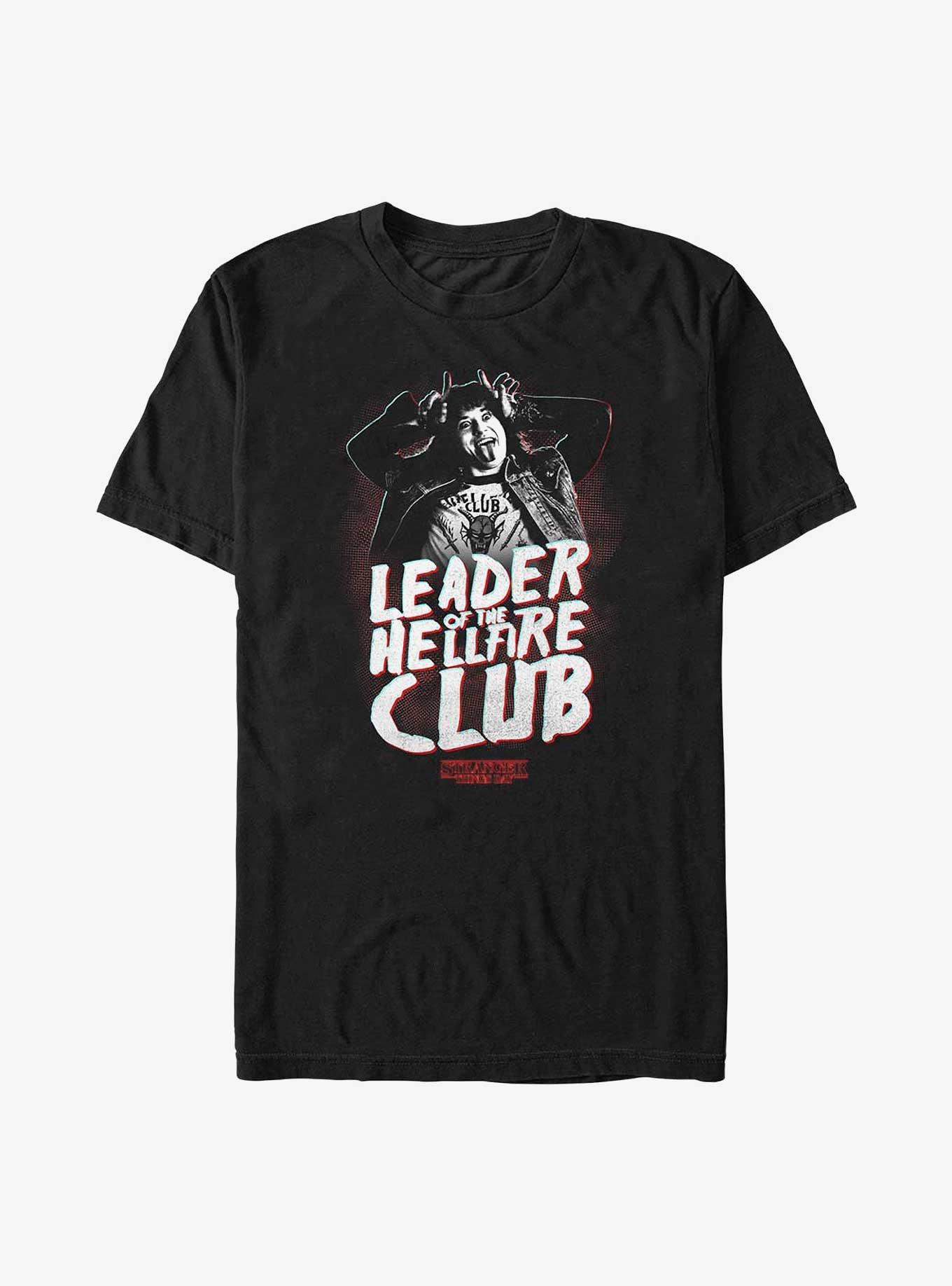 Stranger Things Eddie Munson Leader Of The Hellfire Club Big & Tall T-Shirt, BLACK, hi-res