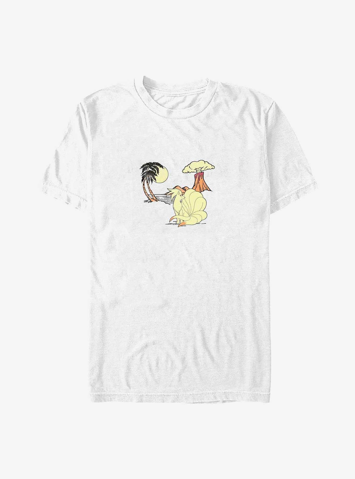 Pokemon Ninetales Vacation Big & Tall T-Shirt