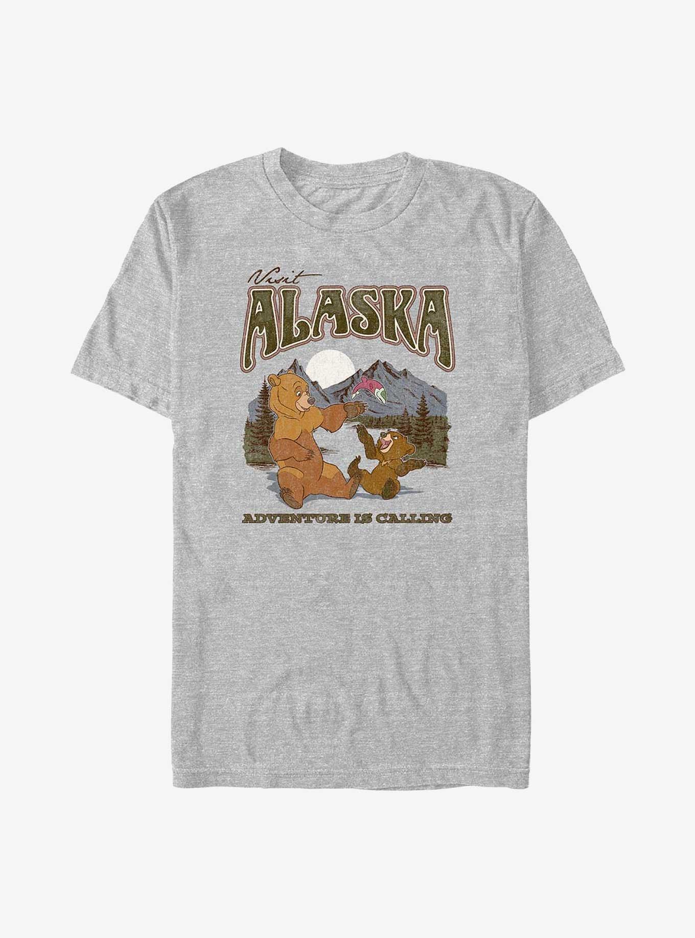 Disney Brother Bear Vintage Outdoorsy Big & Tall T-Shirt - GREY | Hot Topic